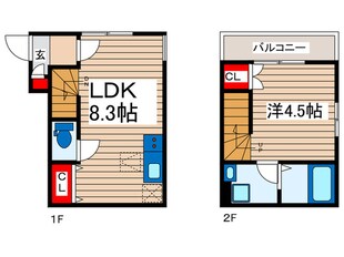 グランドソレイユⅢの物件間取画像